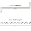PASOW Telephone Handset Coil Cord Phone Receiver RJ9 Coiled Cable,