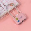 Creative Plastics and Metals Password Lock Lightweight Mini Suitcase Lock