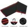 PATIKIL 50 x 40cm Tri-Fold Golf Towel 2 Pcs Microfiber