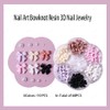 Furimuk 3D Bow Nail Charms Bow-Knot Nail Art Stud Rhinestones