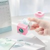 Jowxsx Pink Magnetic Paper Cilp Dispenser Holder Clear Acrylic Paper