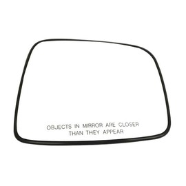 SCITOO Passenger Side Mirror Glass Compatible with 2002-2007 For JEEP LIBERTY W/O HEATED Chrome Convex Right Exterior Mirror Glass With Backing Plate RM35201-11P