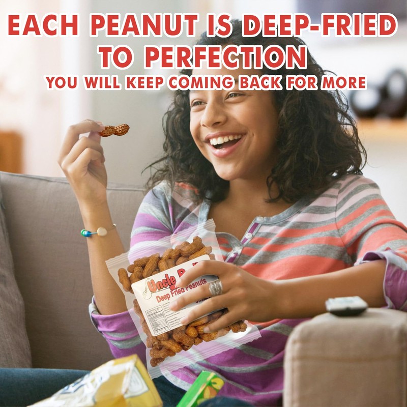 Uncle Bud's Deep Fried Peanuts In Shell (4-Pack) | Premium