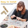 20Pcs Brass Barrel Hinge Hidden Invisible Concealed Hinges 20x4mm Hidden