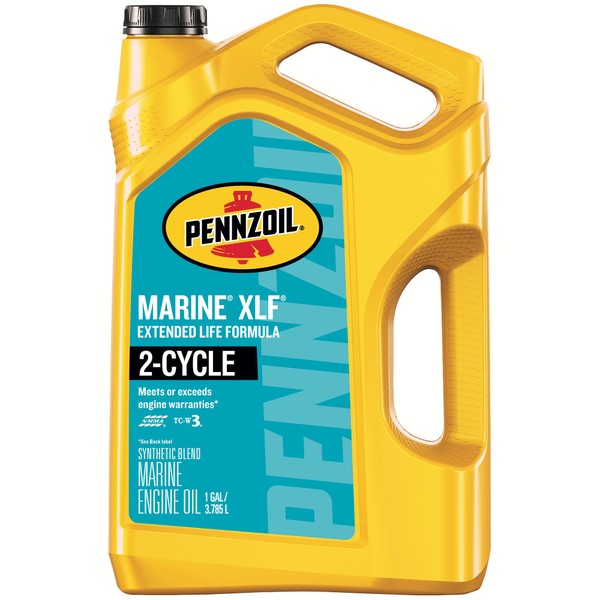 Pennzoil Marine XLF Marine Outboard Synthetic Blend Engine Oil (1-Gallon, Single Pack)