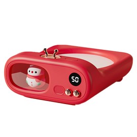 Cute Cup Warmer Cute Cartoon Smart Scheduled Temperature Control Heating Plate for Home Dormitory CN ‑