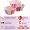 TRUSBER Cupcake Liners, 100 pieces Rainbow Baking Cups Paper Muffin