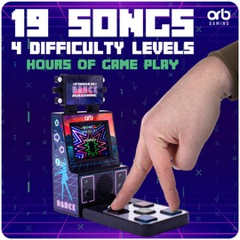 Thumbs Up Orb - Retro Mini Finger Dance Arcade Machine (19 Songs, 4 Difficulty Levels)