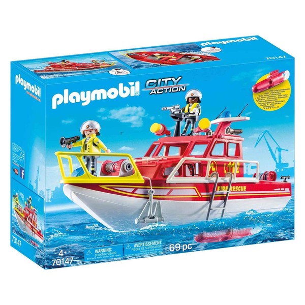 Playmobil Fire Rescue Boat
