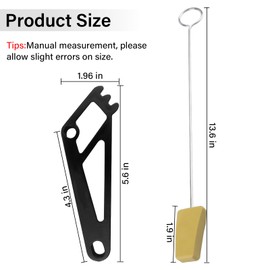 TESHITVLOG Replace Engine Cam Tool Set, Cam Phaser Locking Tool & Timing Chain Locking Wedge Tool Compatible with Ford 4.6L/5.4L/6.8L 3V Engines, Mercury 5.4L/4.6L 3V Engines, Navigator, Mustang