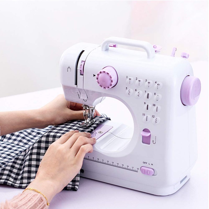 Multifunction Household Sewing Machine 505A 12 Built-in Stitches,Best Electric Sewing