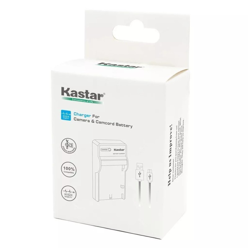 Kastar LP-E10 Slim USB Charger for Canon EOS 1100D, 1200D,