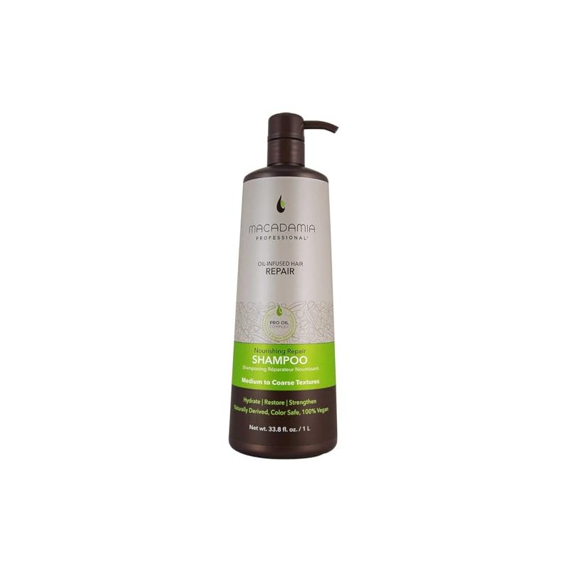 Champú profesional de reparación nutritiva Macadamia, 33.8 oz, 33.8 oz