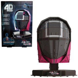 4D Build Squid Game Manager Mask – 3D Puzzle Kit for Adults & Teens