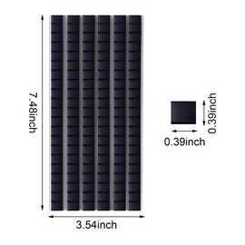 Feosky Adhesive Poster Sticky Tack Putty, Reusable and Removable Adhesive Putty, Mounting Putty for displaying Wall Paintings, Picture, Decoration, Crafts (Black, Pack of 3)