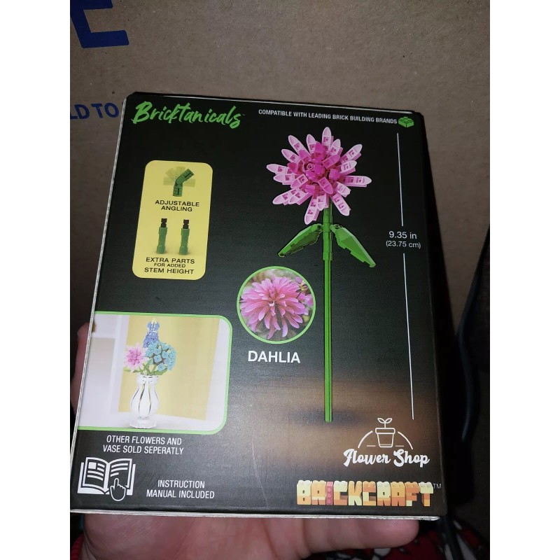 Brickcraft Bricktanicals Dahlia Brick Building Set Brickcraft Flower Shop 100