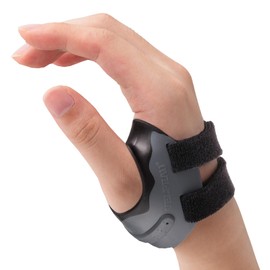 Velpeau CMC Joint Thumb Arthritis Support Brace - Soft & Hard Plastic Compose - with Thumb Compression Sleeve, Stabilizes Thumb CMC Joint Without Limiting Hand Function (Black, Right - Large)