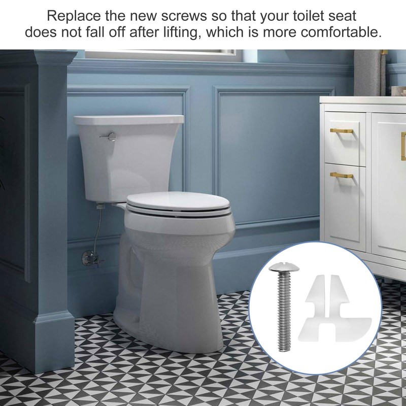 TNITRIB Toilet Seat Bolts for Kohler 1133024 Hardware Pack, for