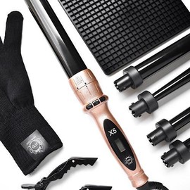 H2D Rose Gold X5 Professional Curling Wand