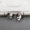 1 Pair Toilet Seat Fixings Universal Toilet Seat Hinge with