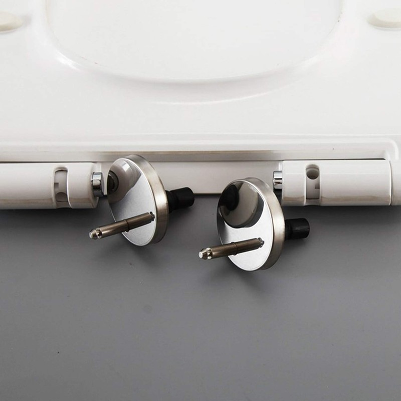 1 Pair Toilet Seat Fixings Universal Toilet Seat Hinge with