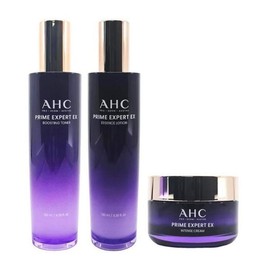 ahc (셀러허브)AHC 프라임 엑스퍼트 NEW EX 기초 3종 세트 토너+로션+크림 (S42550652) (AHC Prime Expert NEW EX Basic 3-Piece Set: Toner + Lotion + Cream)