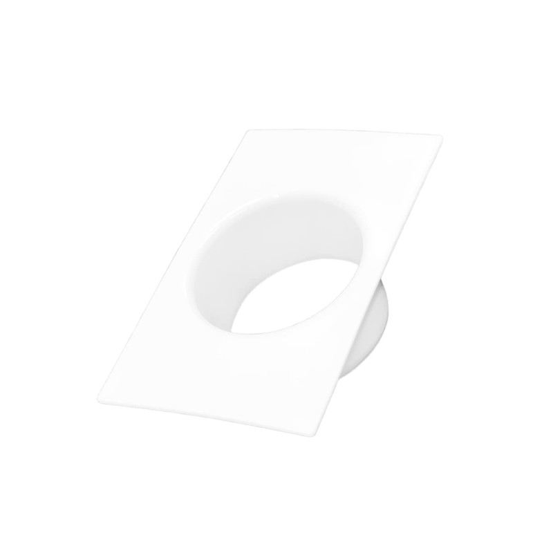 H&C VENT Diameter 120 mm Plastic PVC Duct Connector Flange,