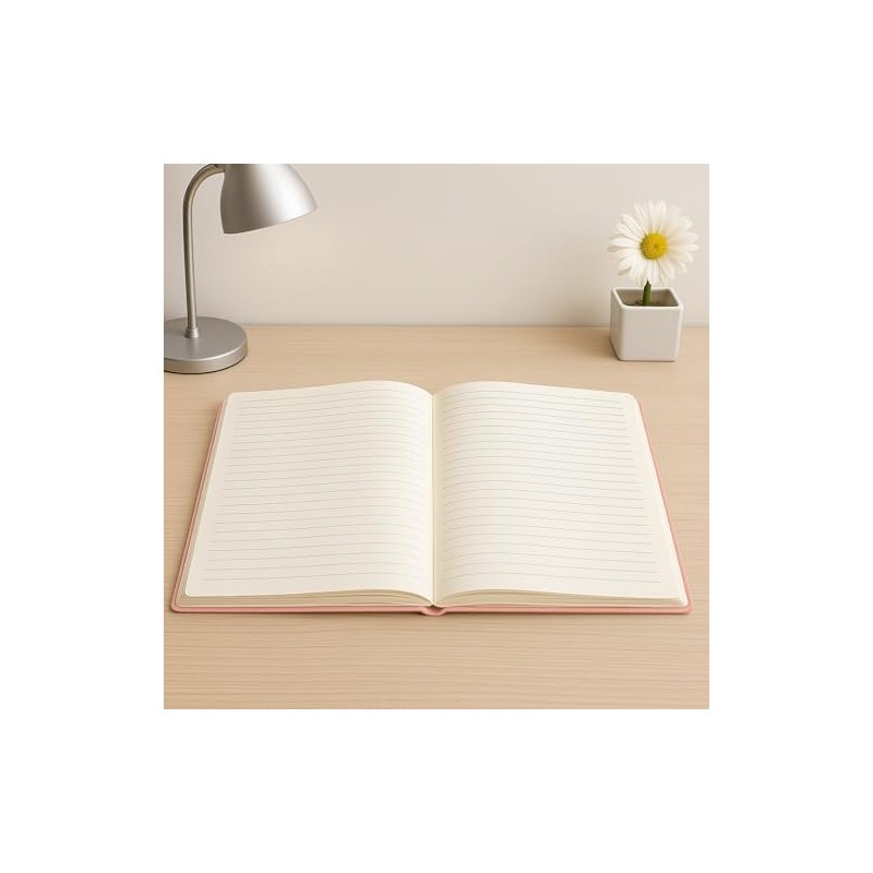A4 Leather Notebook – 200 Sheets PU Soft Cover Refillable