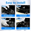 BAKAFOH Aluminum 1 1/4" Rise Handlebar Riser Kit For Can
