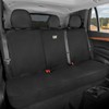 Cat Flexfit™ Black Rear Seat Cover for Car, SUV, &