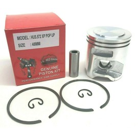 Pop Up Piston Kit Compatible with Husqvarna 572XP, 572XPG, 565 Chainsaw 48mm Replaces Part # 577047002 Extra Power and Compression! Two Day Standard Shipping To All 50 States!