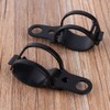 ANCLLO Motorcycle Turn Signal Bracket Clamp Black Motorcycle Light Indicator