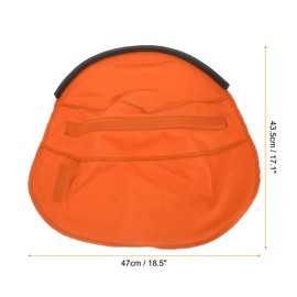 sourcing map Welding Helmet Cover FR Cotton Welding Helmet Extended Headcover Welding Head Cover Welding Hood Accessories with Press Fit Seal for Most Welding Helmets, Orange