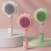 OwnestX Pet Shampoo, Hair Loss Brush, Brush, One-Push Type, Painless,