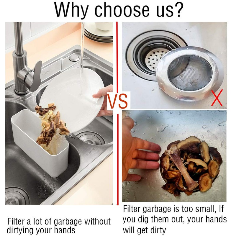 Sink Strainer Drain Basket Kitchen Sink Trash Food Catcher Waste