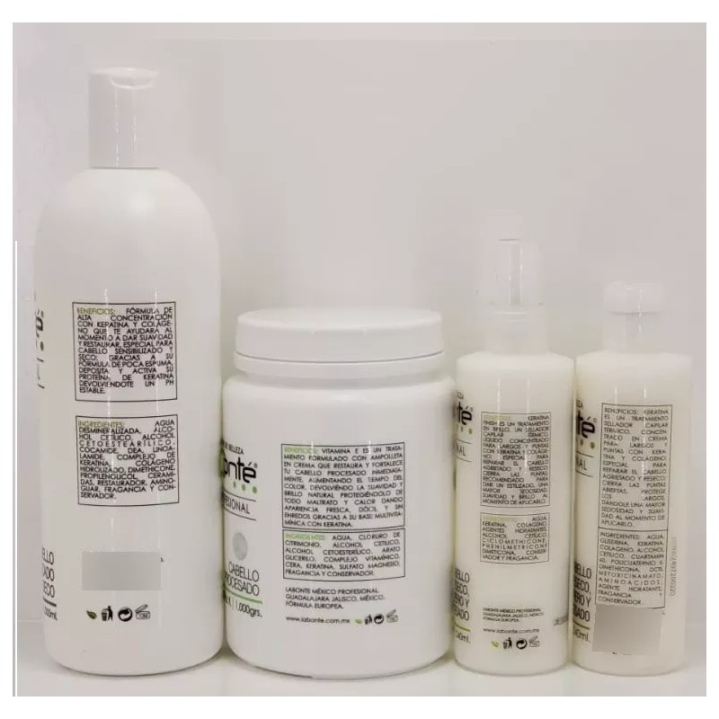 Labonté Keratina 240ml + Vitamina E 1k + Shampo Keratina