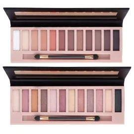 Sangse Jeongbo Chamjo URQT 2Pcs Pro 12 컬러 매트 + 쉬머 누드 네이키드 아이섀도우 팔레트 URQT 2Pcs Pro 12 Color Matte + Shimmer Nude Naked Eyeshadow Palette
