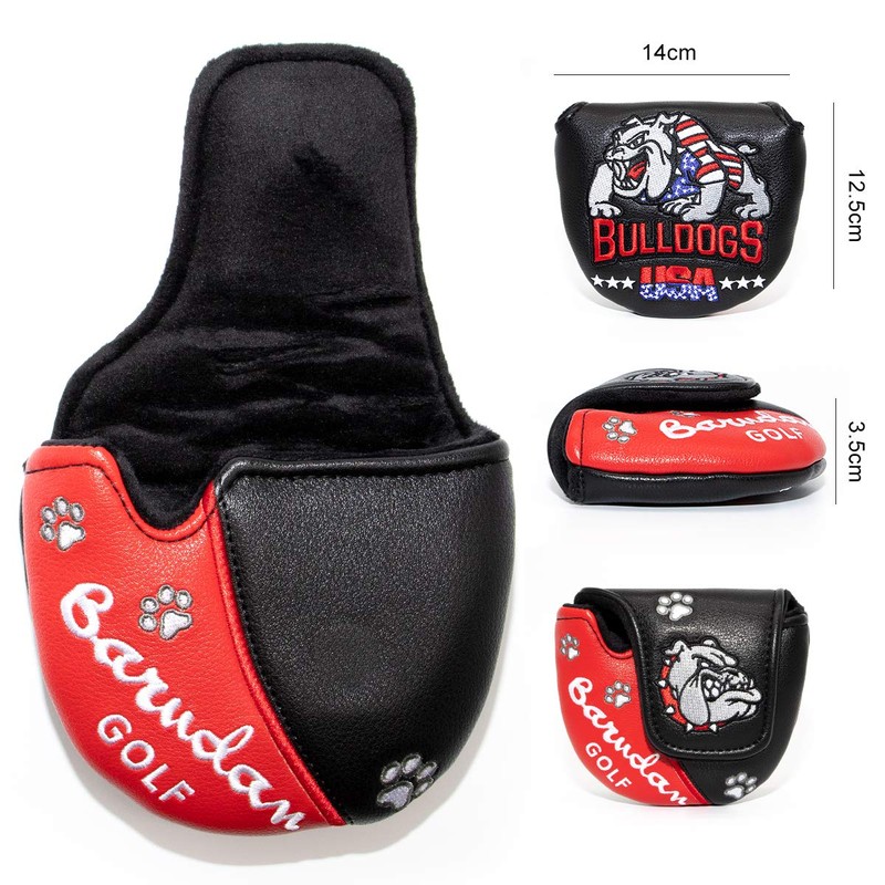 Golf Headcover Putter Cover Mallet Pin Type Odyssey 2 Ball