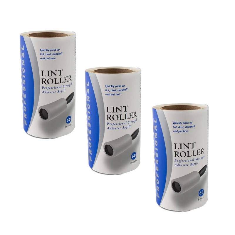 Evercare Extra Sticky Roller Refill, 180 Sheets, 60 Count (Pack