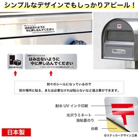 Ensure the sticker does not protrude from the post, place it inside. No posting allowed. Delivery box. Refusal. Sticker. Small size. Flyers. Sales. Religion. Solicitation. Unauthorized posting