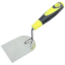 AERZETIX - C45998 - Trowel for stucco plasterer 80 x 113 mm - tool for plasterer/masonry - bi-material handle - work/masonry/plaster/tiles/mortar - steel
