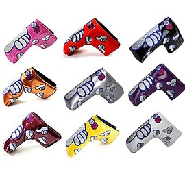 Scotty Cameron Putter Cover with GoodJob Embroidery. Pink.Orange.Gold.Silver.Crimson.Yellow.Red.White (Silver)