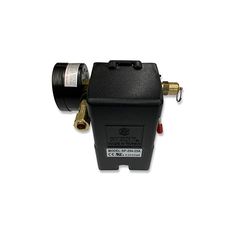 25 AMP Air Compressor Pressure Switch 4 Port 145-175 PSI