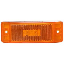 Grote 47073 SuperNova Sealed Turtleback II LED Clearance Marker Light (Built-in Reflector, Male Pin)