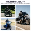 Upgarded - 1.25" Highway Pegs, Adjustable Long Angled Motorcycle Highway