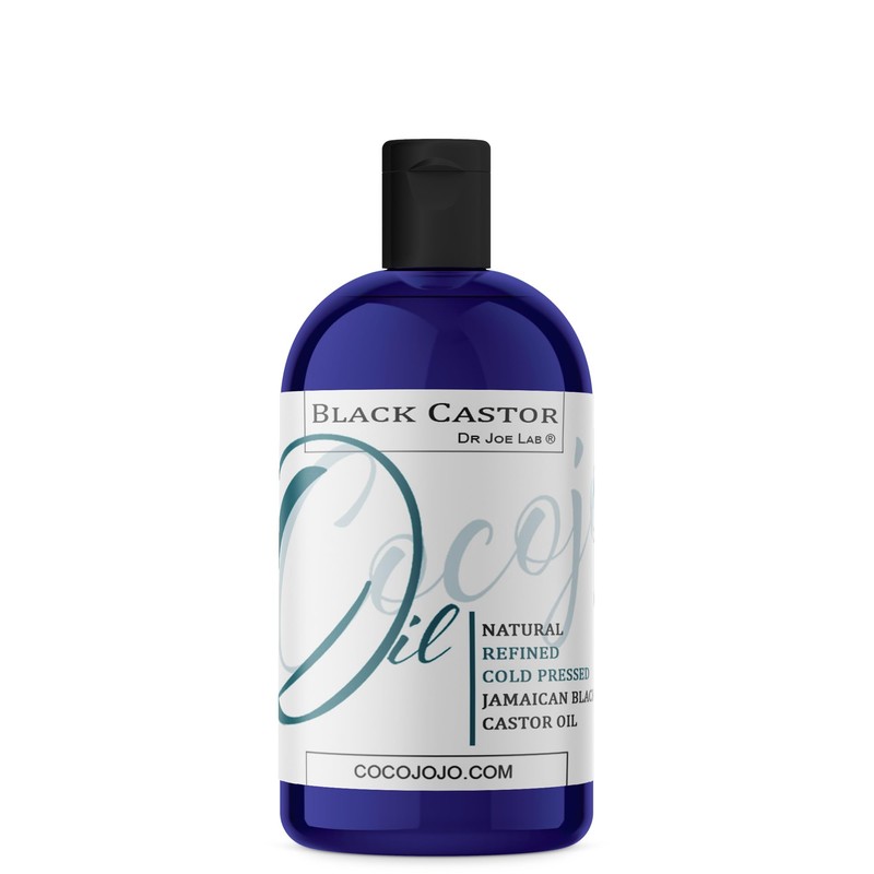 Aceite de ricino negro jamaicano 100% puro, refinado, prensado en