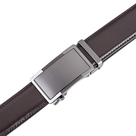 HYRISON Men Belt, Causal and Dress Leather Ratchet Belt for Jean, Trousers, Suits Pants and Majority Outfits