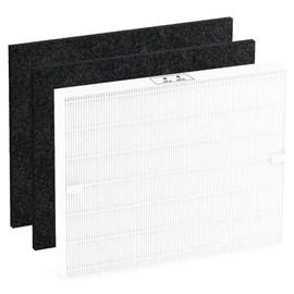 sieloonger AP-1512HH Replacement Air Filter Compatible with Coway Airmega AP-1512HH AP-1512HH-FP AP-1518R AP-1519P and Airmega 200M AIR Purifier(HEPA x 1 + Carbon Filters x 2)