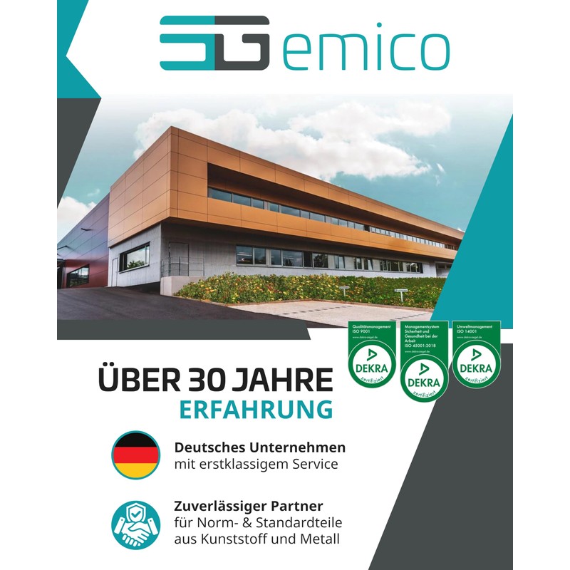 emico Lamellar Plugs, Diameter 40 mm, Pipe Wall Thickness 1.0-3.0