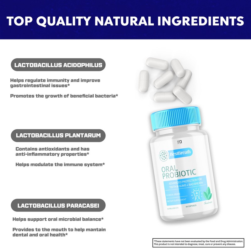 Best Breath Oral Probiotic, BestBreath for Gum & Teeth Health